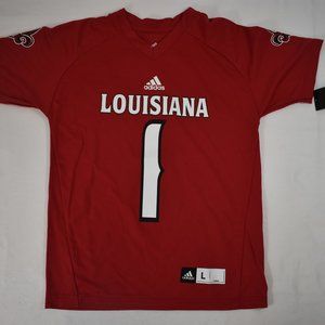 adidas Youth Boys Louisiana Lafayette Ragin' Cajuns Football Jersey New Large